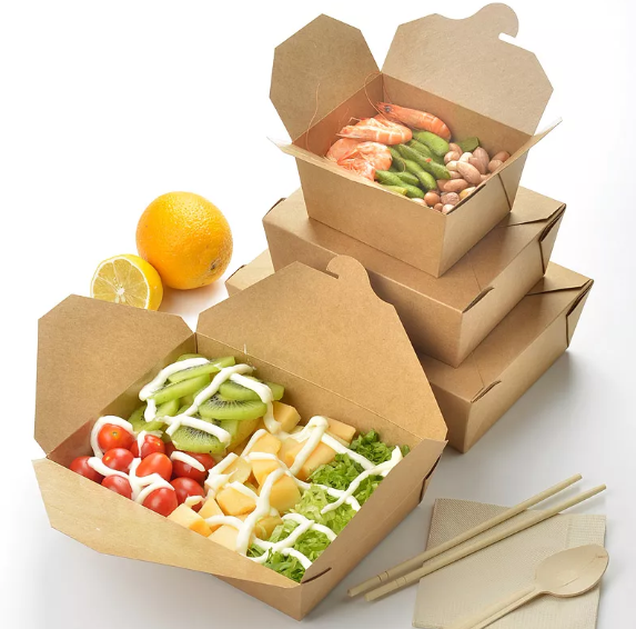 Kraft Paper salad boxes